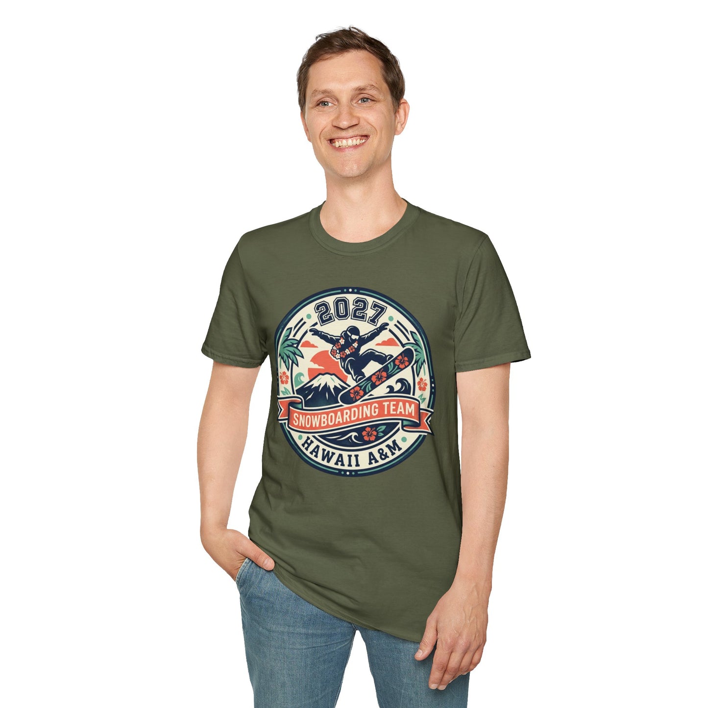 2027 Hawaii A&M Snowboarding Team T-Shirt