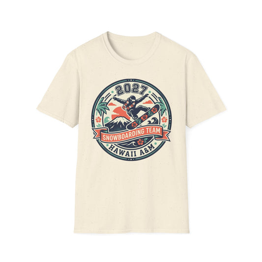 2027 Hawaii A&M Snowboarding Team T-Shirt