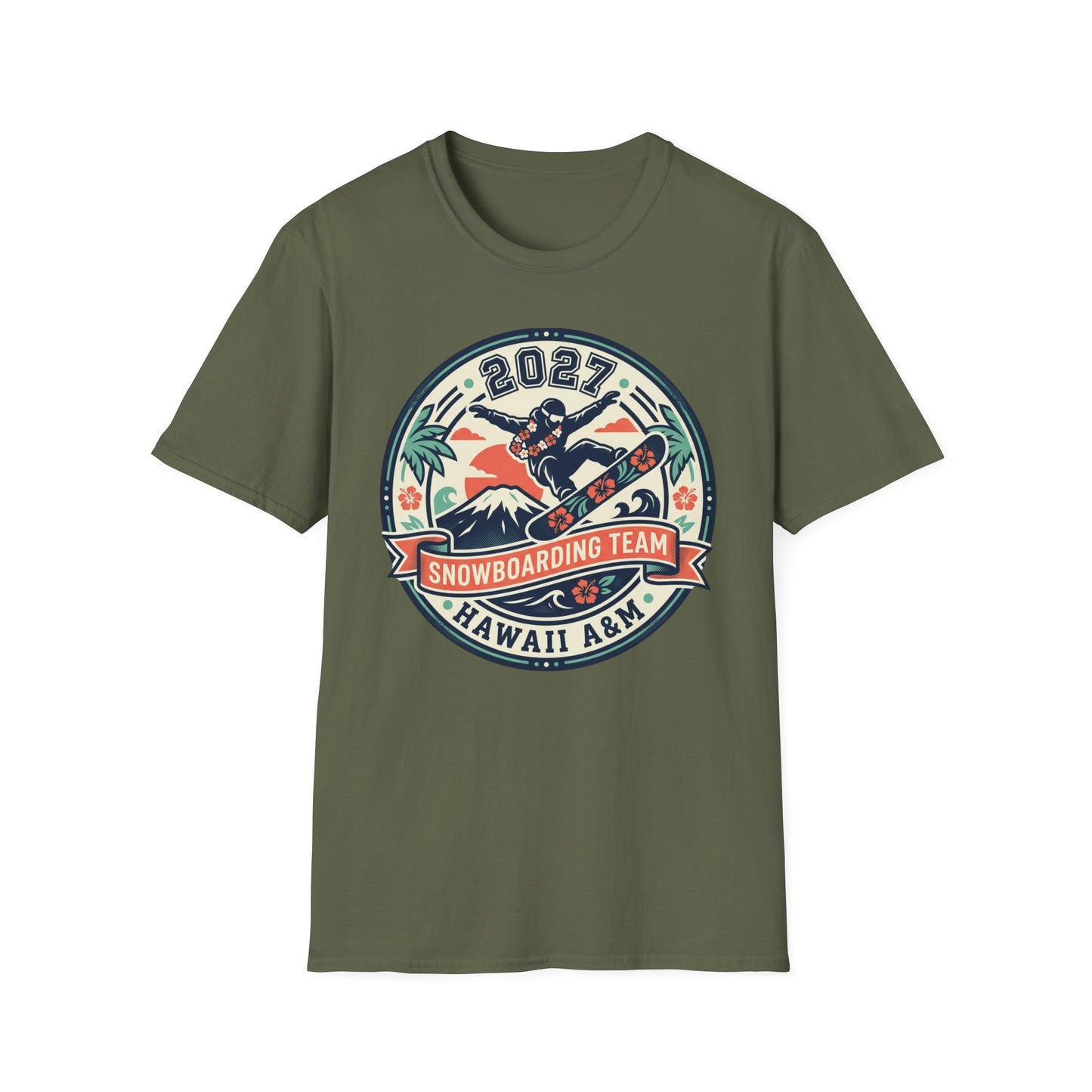 2027 Hawaii A&M Snowboarding Team T-Shirt