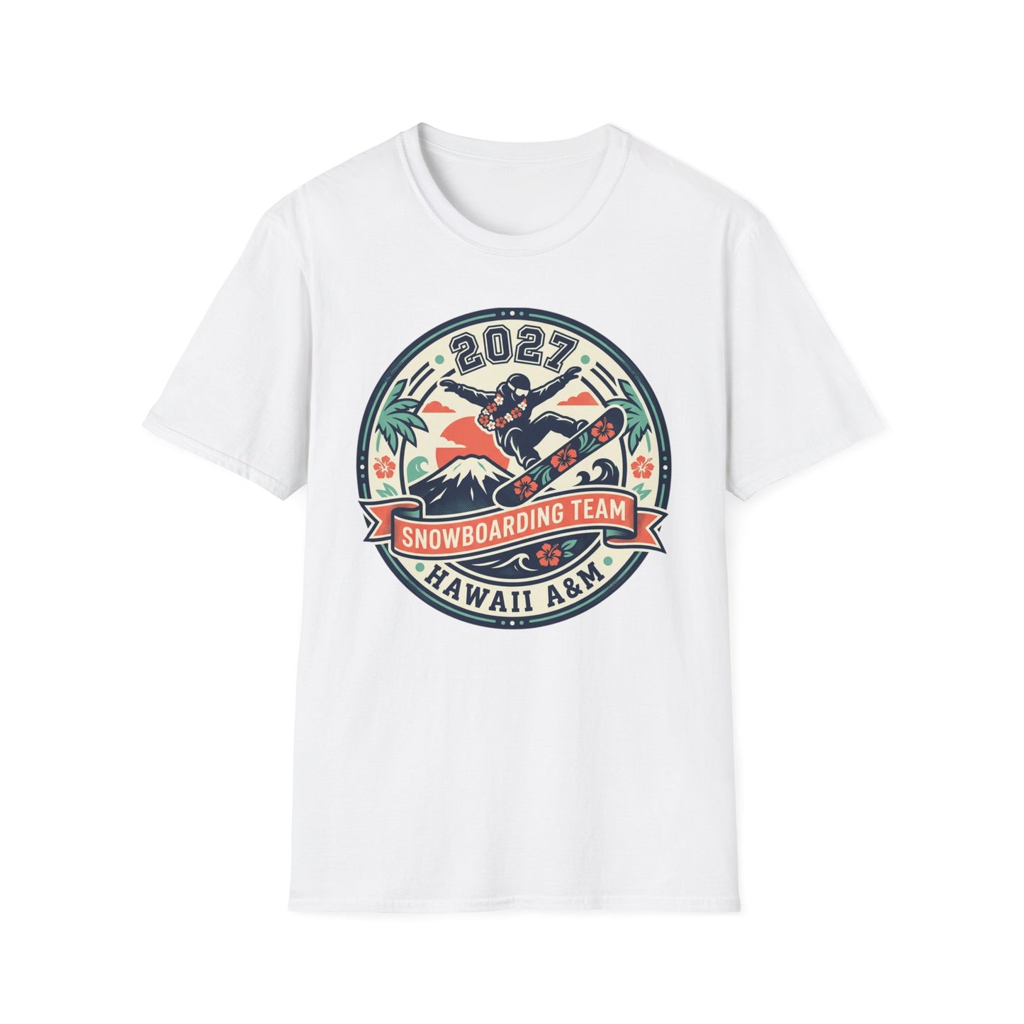 2027 Hawaii A&M Snowboarding Team T-Shirt